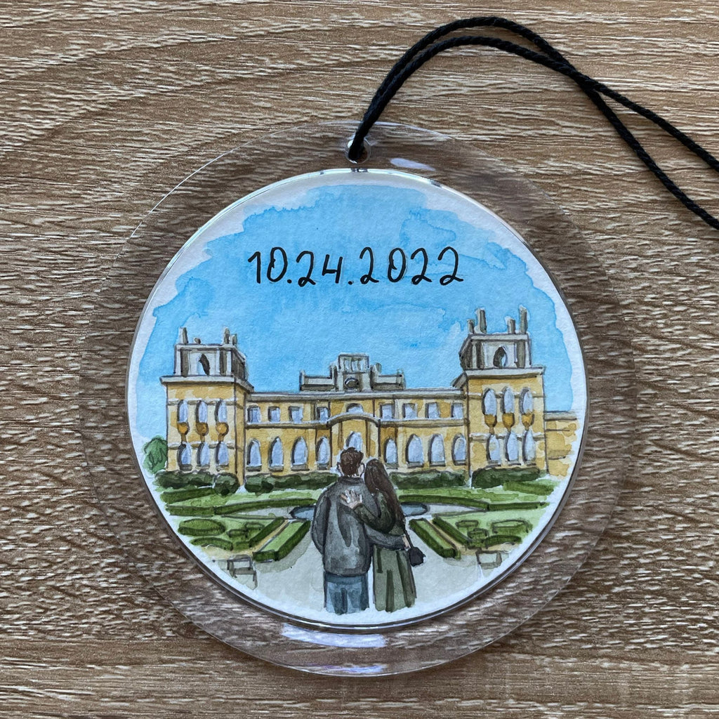 Custom Watercolor Ornament