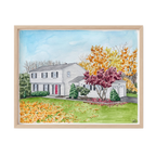 Custom Watercolor House Portrait