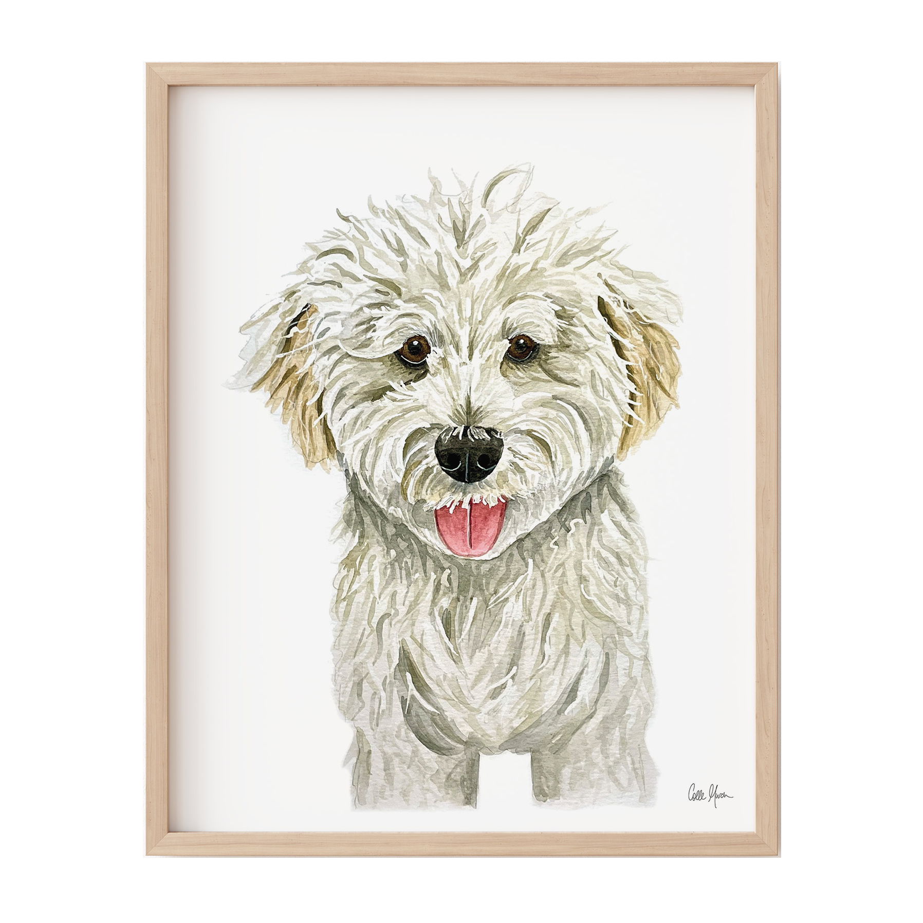 Custom Watercolor Pet Portrait