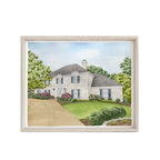 Custom Watercolor House Portrait