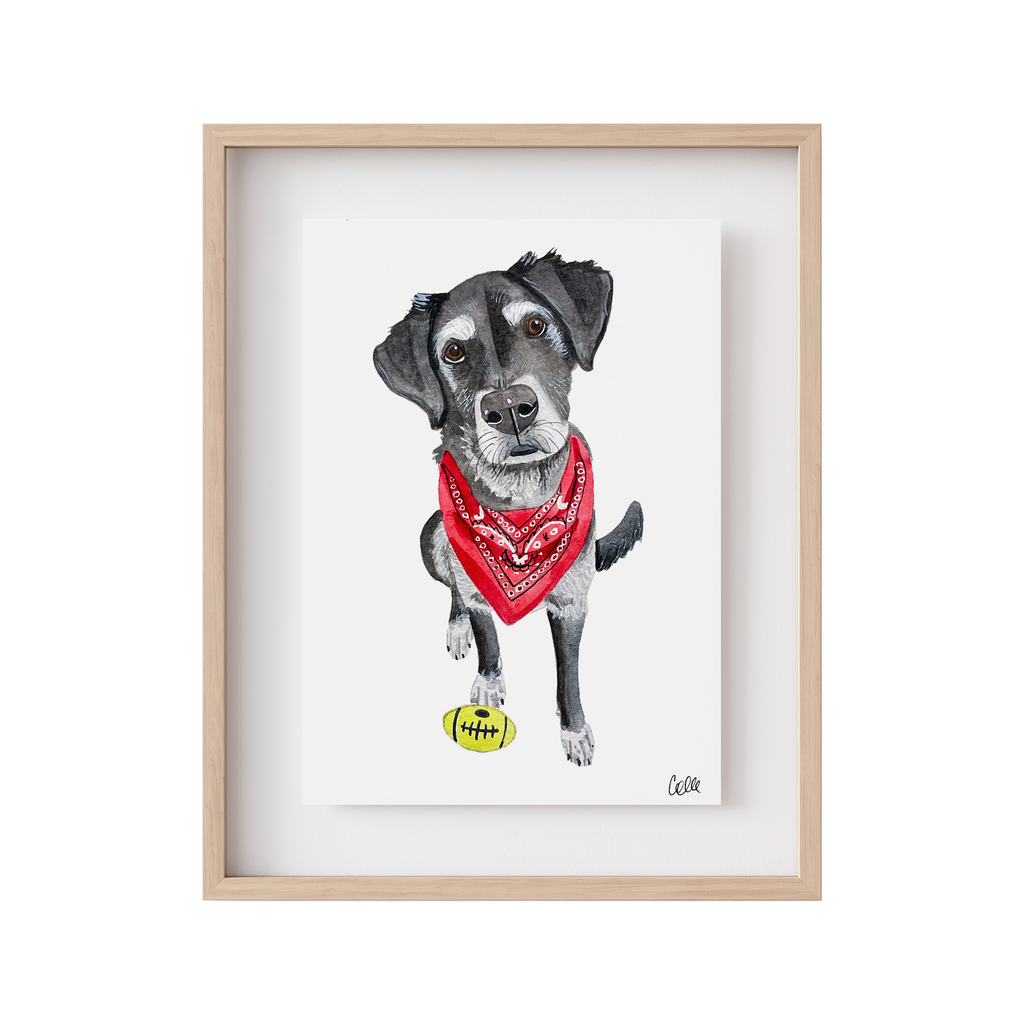 Custom Watercolor Pet Portrait