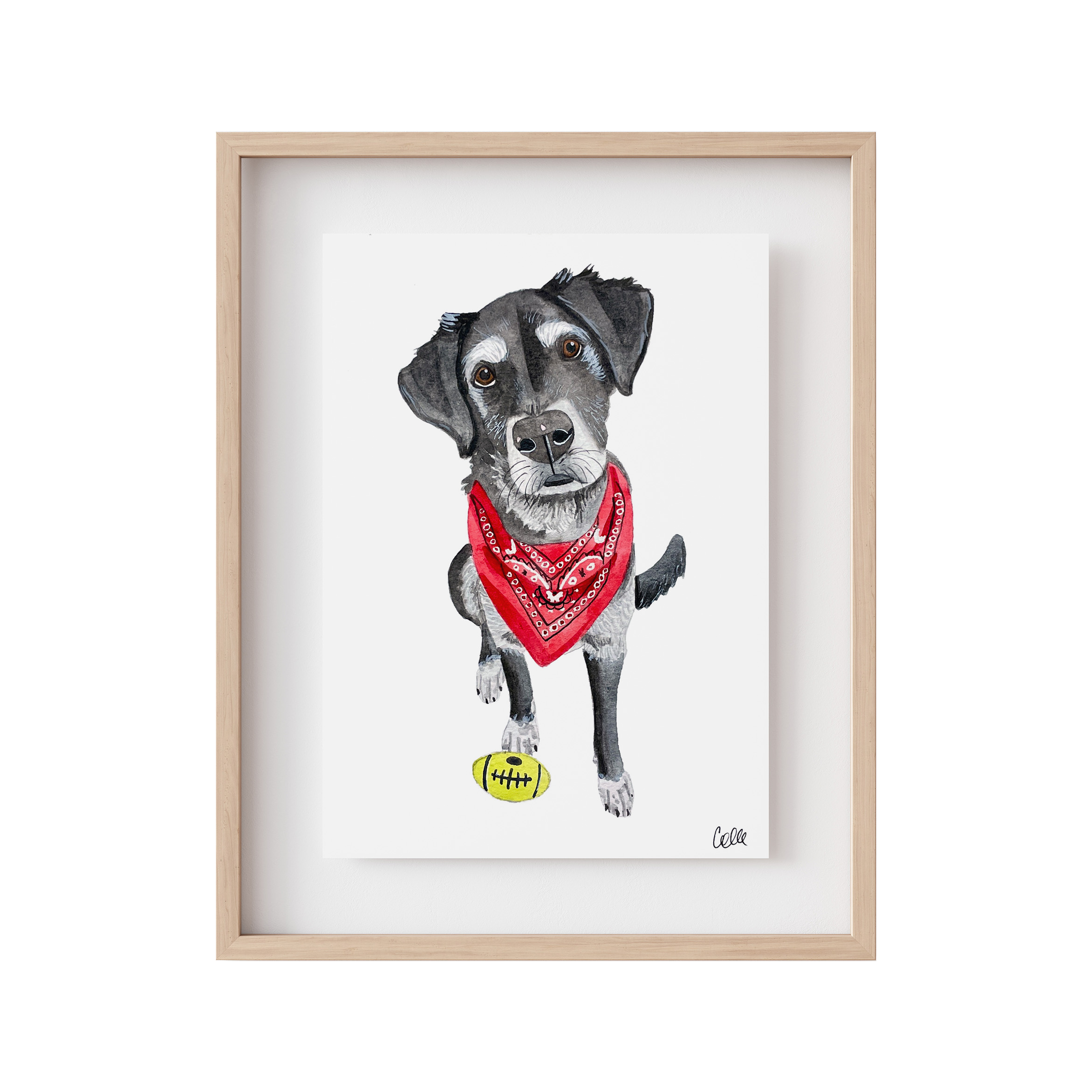 Custom Watercolor Pet Portrait