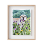 Custom Watercolor Pet Portrait
