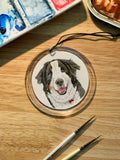 Custom Watercolor Pet Portrait Ornament
