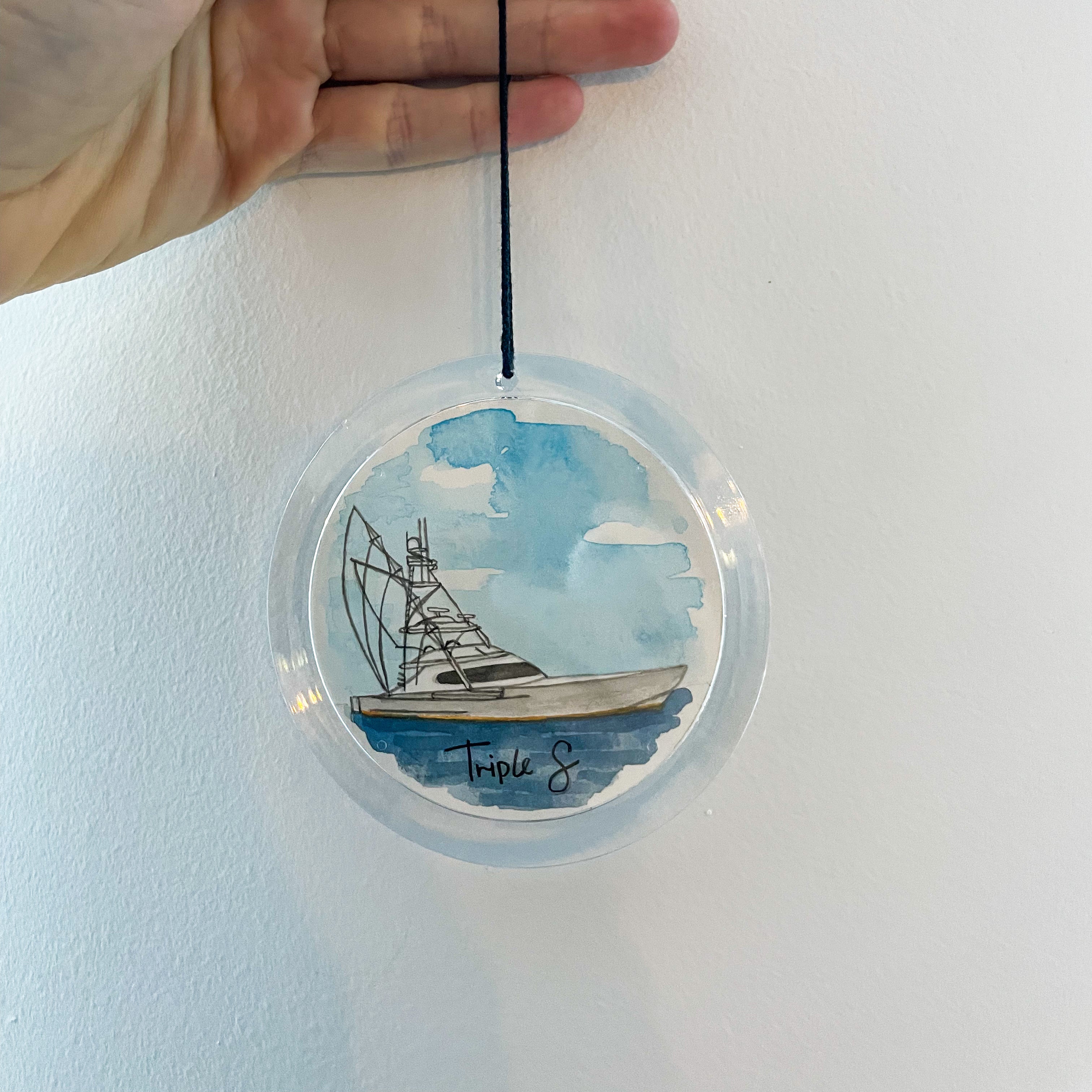 Custom Watercolor Ornament