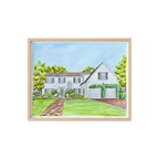 Custom Watercolor House Portrait