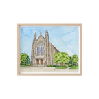 Custom Watercolor Wedding Venue Portrait