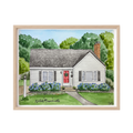 Custom Watercolor House Portrait