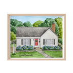 Custom Watercolor House Portrait