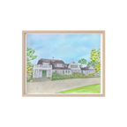 Custom Watercolor House Portrait