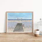 Custom Watercolor Wedding Venue Portrait